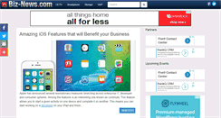 Desktop Screenshot of biz-news.com